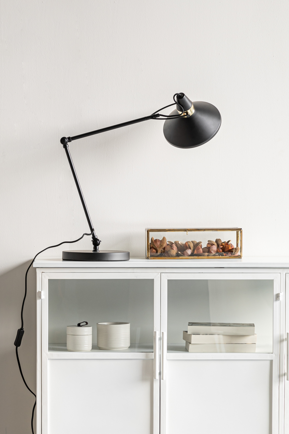 Black Iron Spot Table Lamp | DF Jona | OROA.com