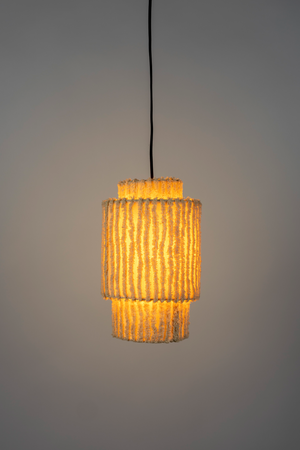 White Cotton Pendant Lamp | DF Arjun | OROA.com