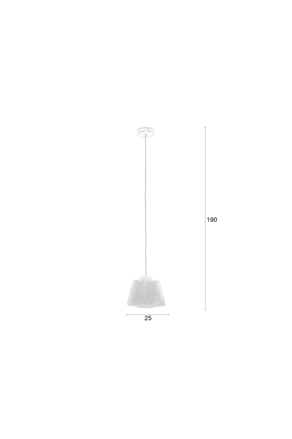 Cotton Thread Pendant Lamp | DF Yumi | OROA.com