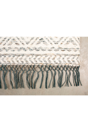 Handwoven Blue Carpet | DF Liv  | OROA.com