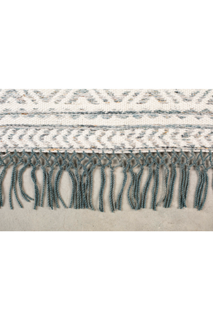 Handwoven Blue Carpet | DF Liv  | OROA.com