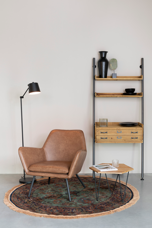 Round Green Vintage Carpet | DF Raz | Oroatrade.com