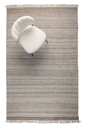 Minimalist Fringed Carpet 5' x 7'5" | DF Lorenzo | OROA.com