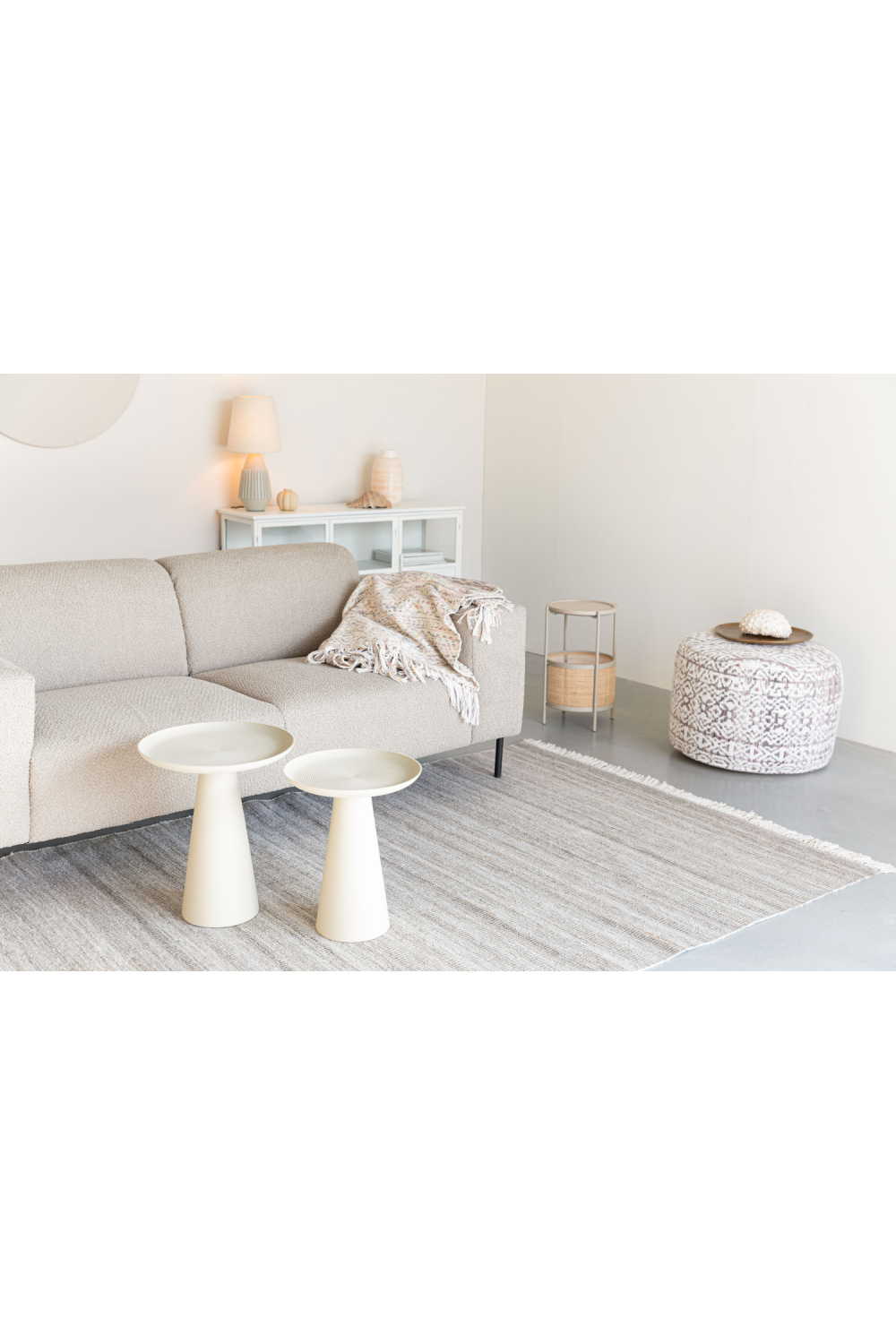 Minimalist Fringed Carpet 5' x 7'5" | DF Lorenzo | OROA.com