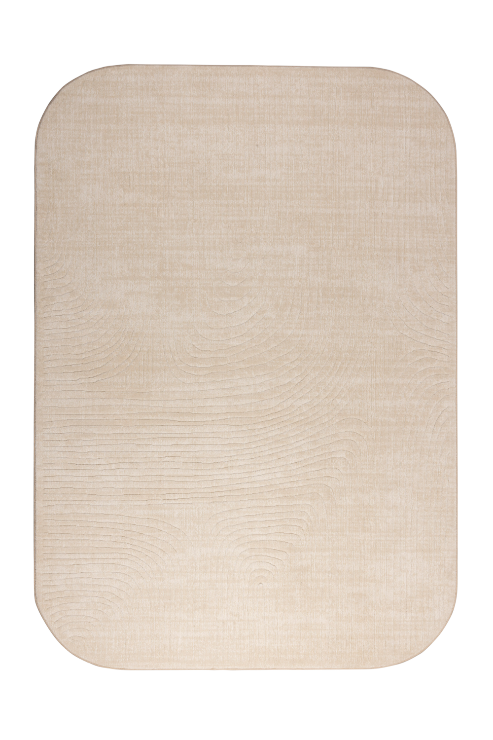 Beige Minimalist Carpet 5' x 7'5" | DF Lignes | OROA.com