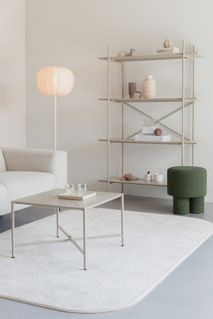 Beige Minimalist Carpet 5' x 7'5" | DF Lignes | OROA.com