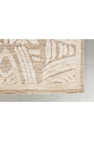 Patterned Beige Carpet 5' x 8' | DF Cuzco | OROA.com