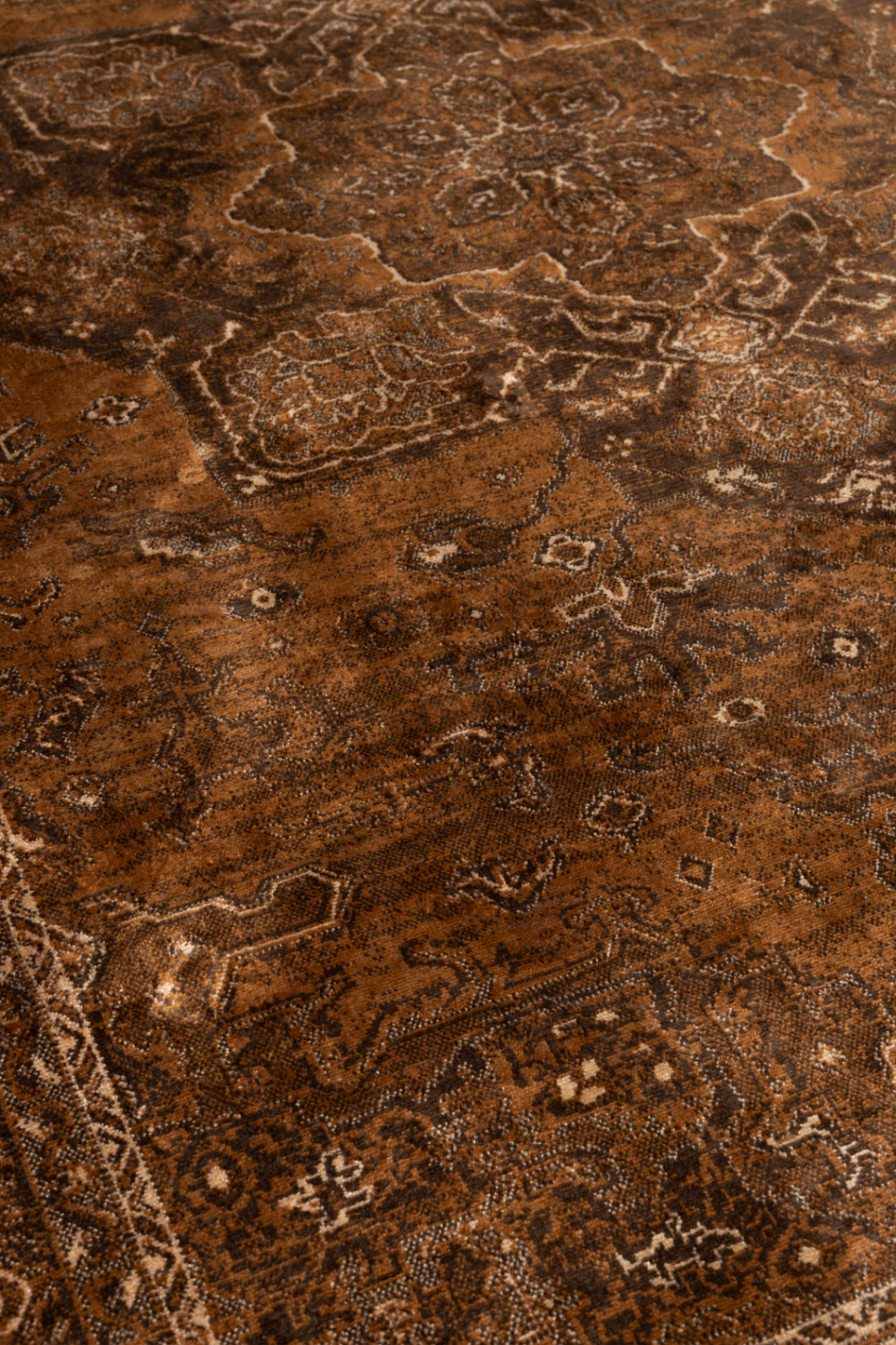 Classic Print Cotton Carpet 4'8" x 6'7" | DF Rayan | OROA.com