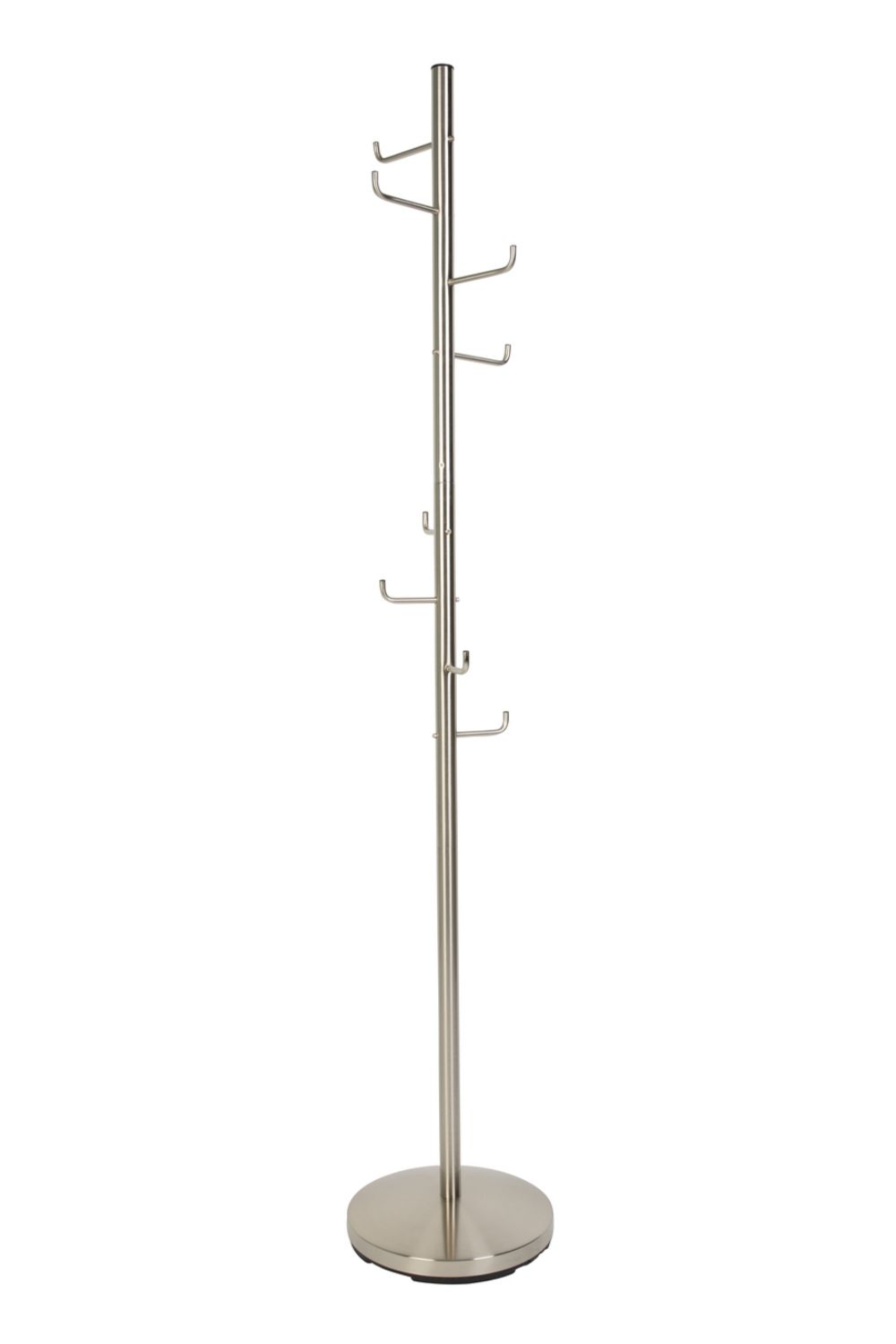 Silver Free Standing Coat Rack | DF Hooked | OROA.com