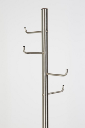 Silver Free Standing Coat Rack | DF Hooked | OROA.com