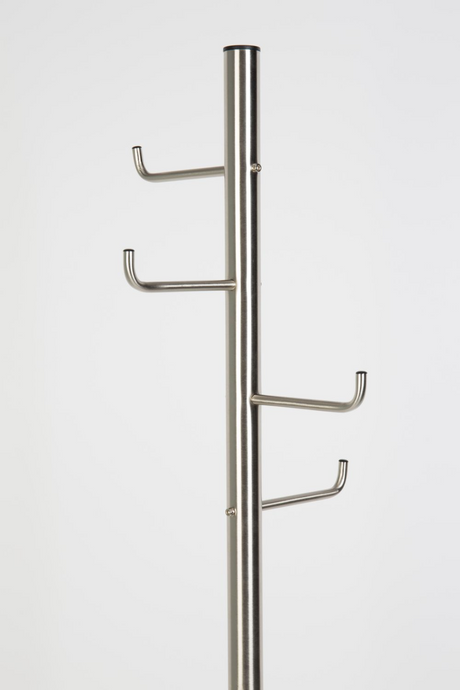 Silver Free Standing Coat Rack | DF Hooked | OROA.com