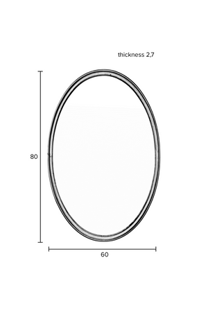 Oval Minimalist Mirror | DF Matz | OROA.com