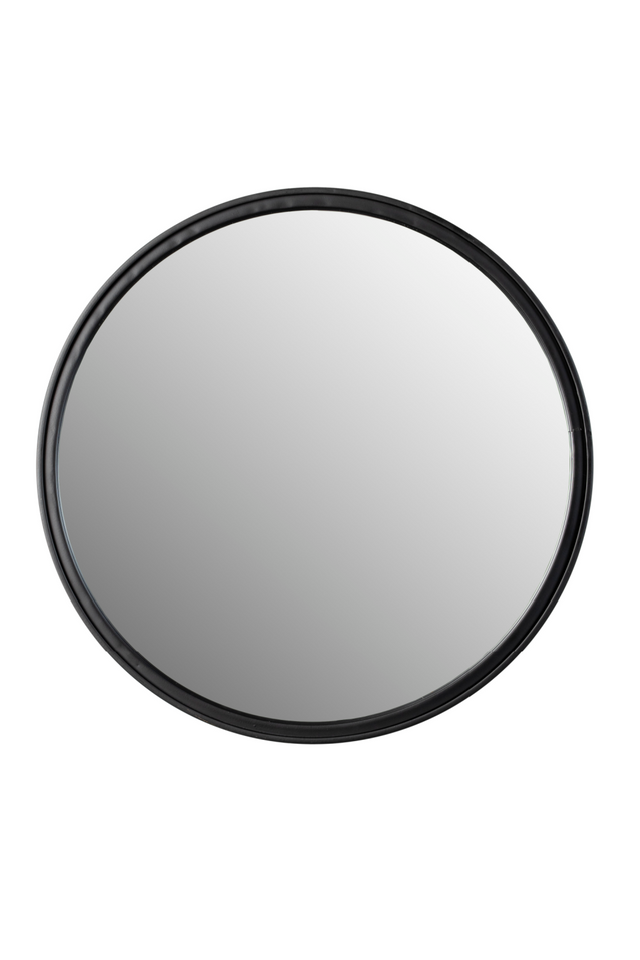 Round Black Minimalist Mirror | DF Matz | Oroa.com