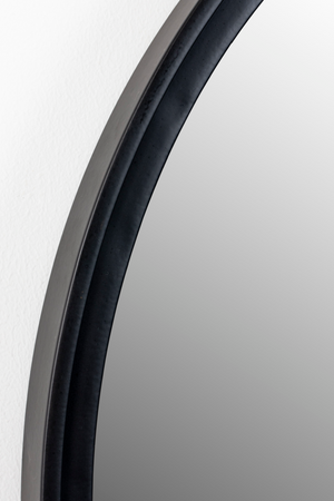 Round Black Minimalist Mirror | DF Matz | Oroa.com