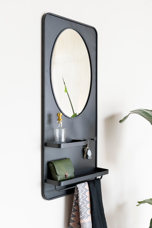 Metal Framed Mirror Shelf | DF Pascal | OROA.com