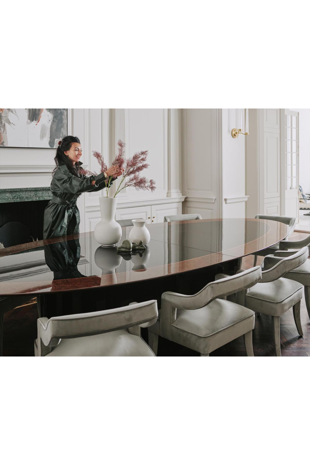 Upholstered Modern Dining Chair | Liang & Eimil Calvin | Oroa.com