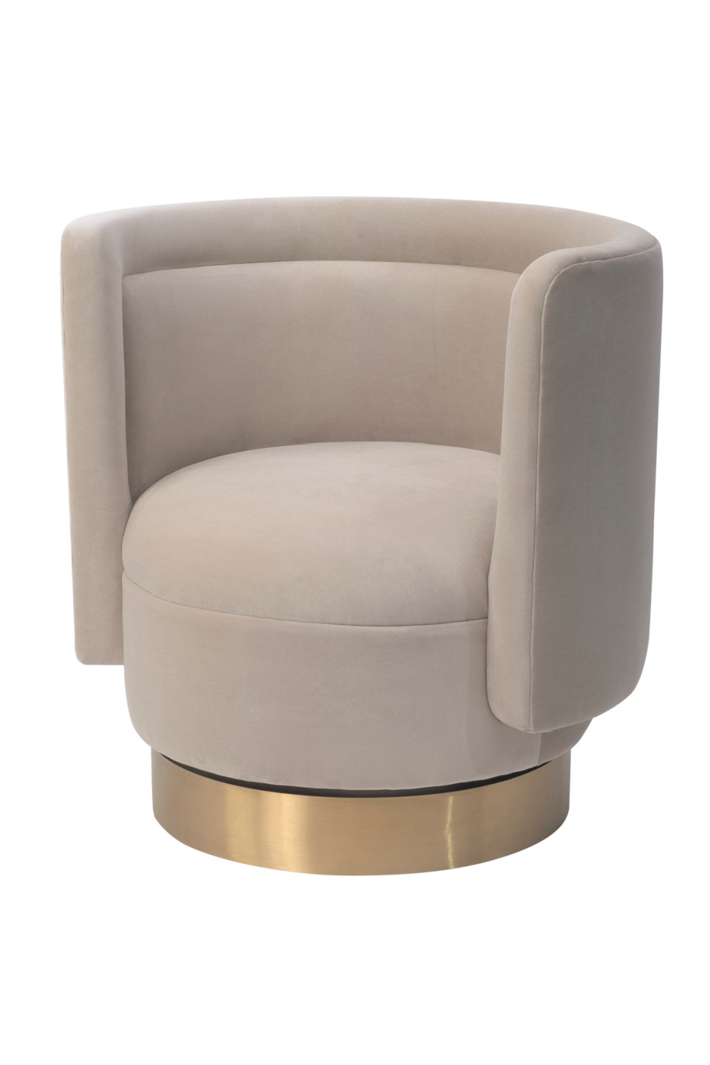 Minimalist Velvet Swivel Chair | Liang & Eimil Studio 21 | Oroa.com