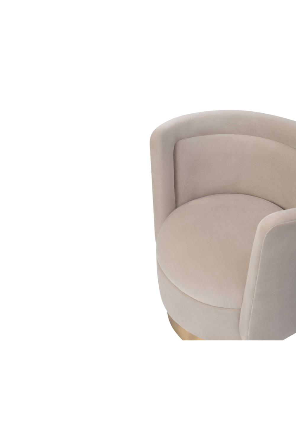 Minimalist Velvet Swivel Chair | Liang & Eimil Studio 21 | Oroa.com