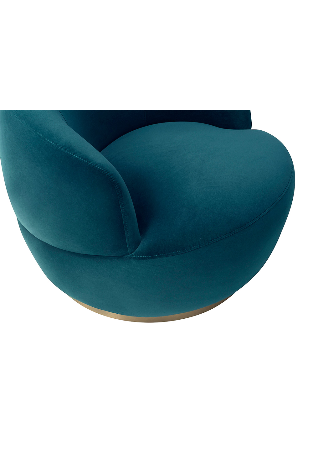 Circular Velvet Swivel Chair | Liang & Eimil Vitale | Oroa.com