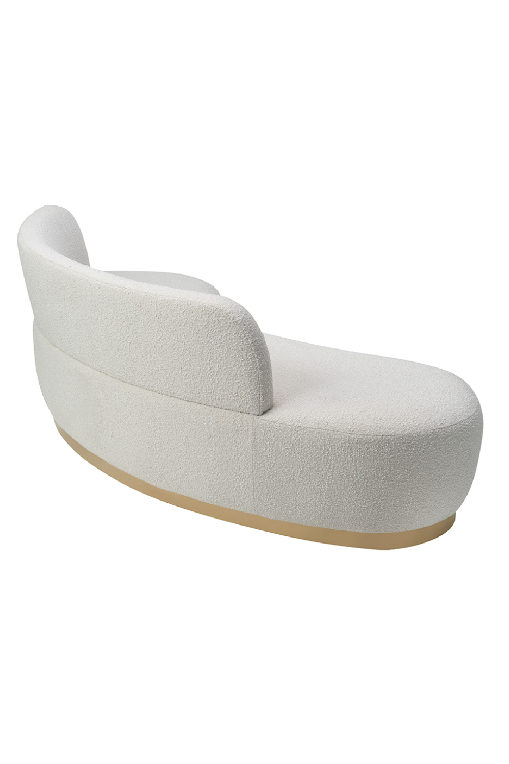 Boucle Sand Curved Sofa | Liang & Eimil Sasha | Oroa.com