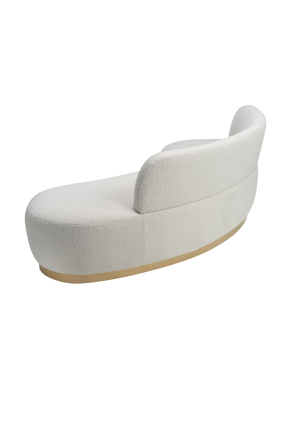 Boucle Sand Curved Sofa | Liang & Eimil Sasha | Oroa.com
