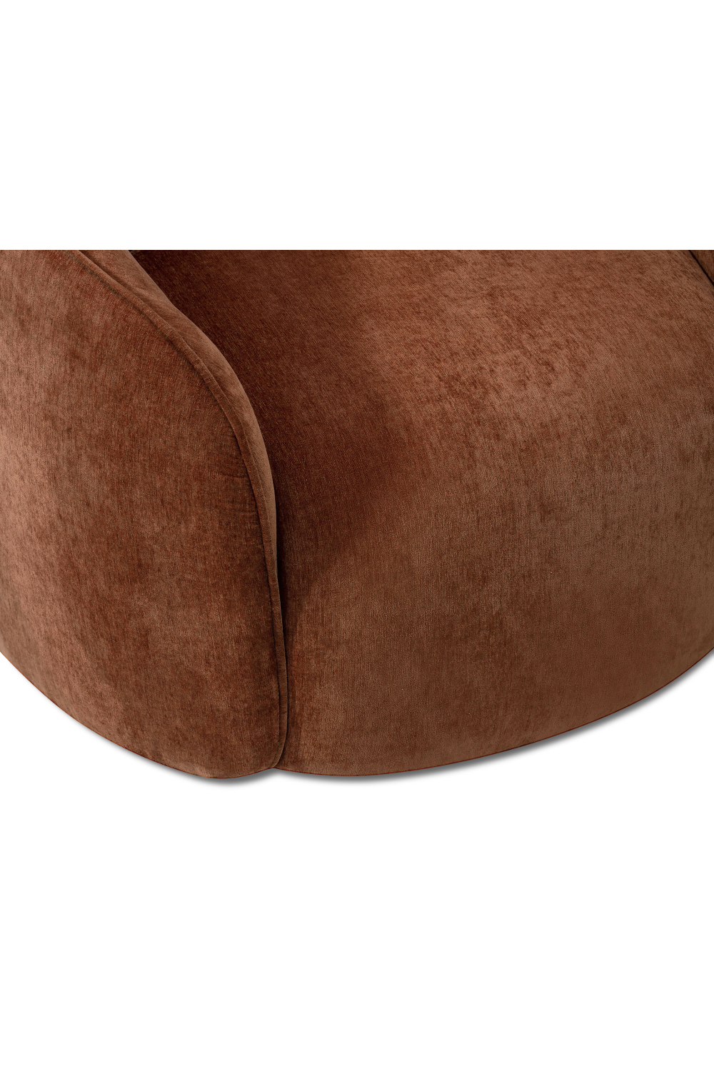 Round Chenille Occasional Chair | Liang & Eimil Polta | Oroa.com