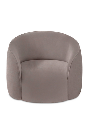 Round Chenille Occasional Chair | Liang & Eimil Polta | Oroa.com
