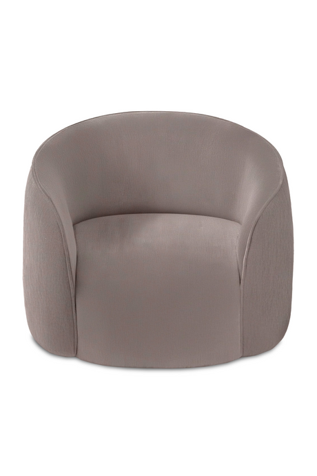 Round Chenille Occasional Chair | Liang & Eimil Polta | Oroa.com
