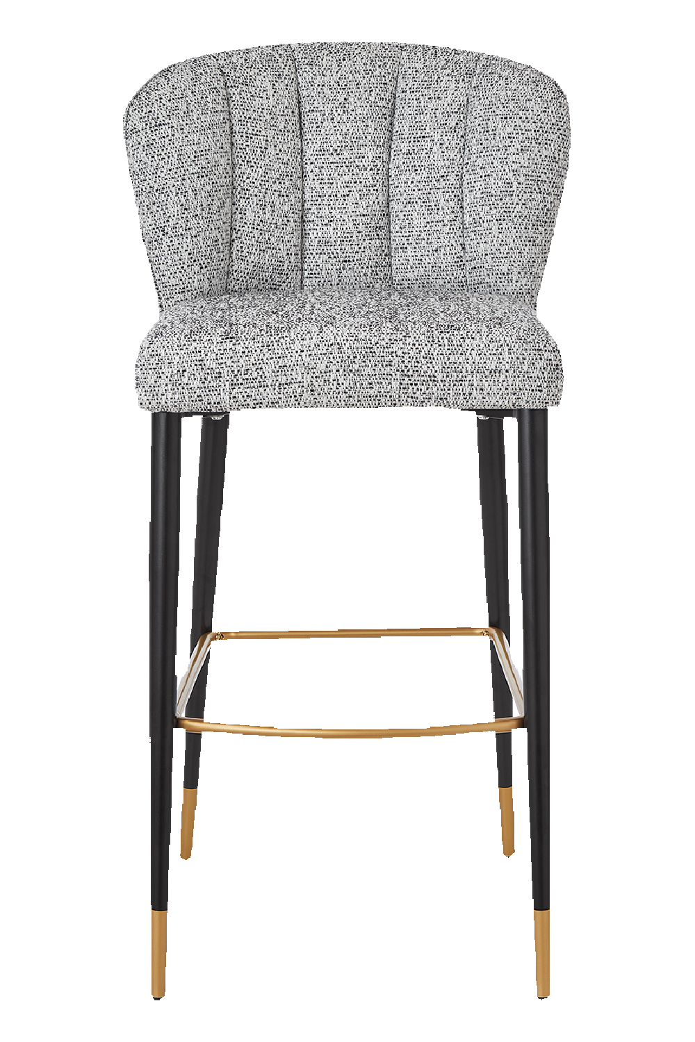 Channeled Gray Bar Stool | Liang & Eimil Maya | Oroa.com