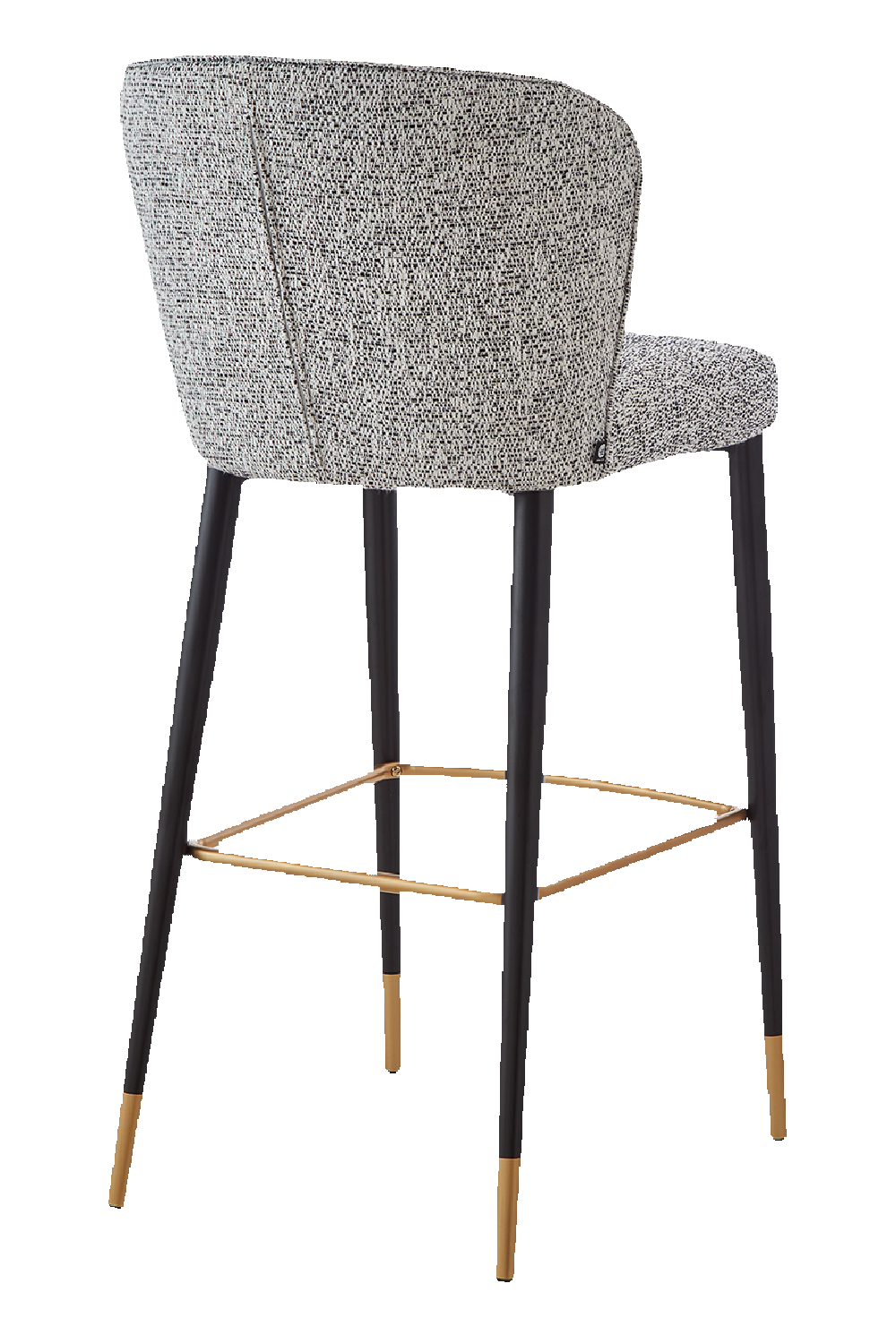 Channeled Gray Bar Stool | Liang & Eimil Maya | Oroa.com