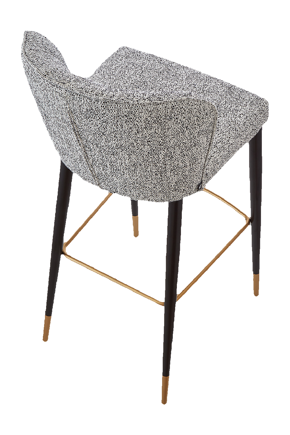 Channeled Gray Bar Stool | Liang & Eimil Maya | Oroa.com