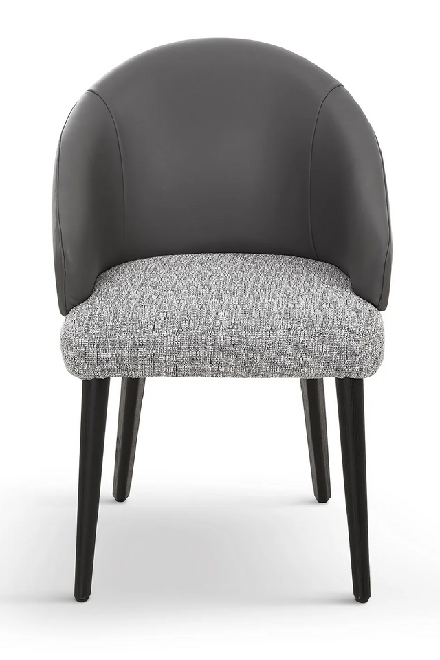Gray Leather Dining Chair | Liang & Eimil Agadir | Oroa.com