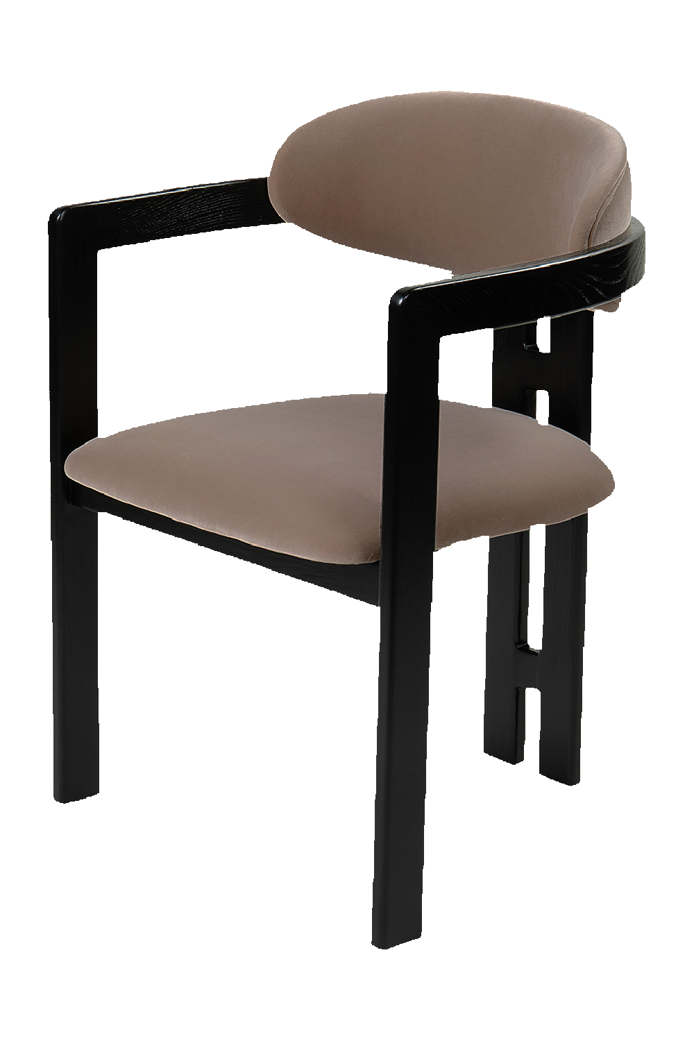 Solid Oak Curved Dining Chair | Liang & Eimil Neo | Oroa.com