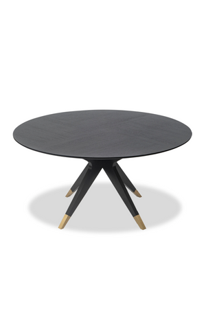 Black Round Oak Dining Table (M) | Liang & Eimil Anthology | Oroa.com