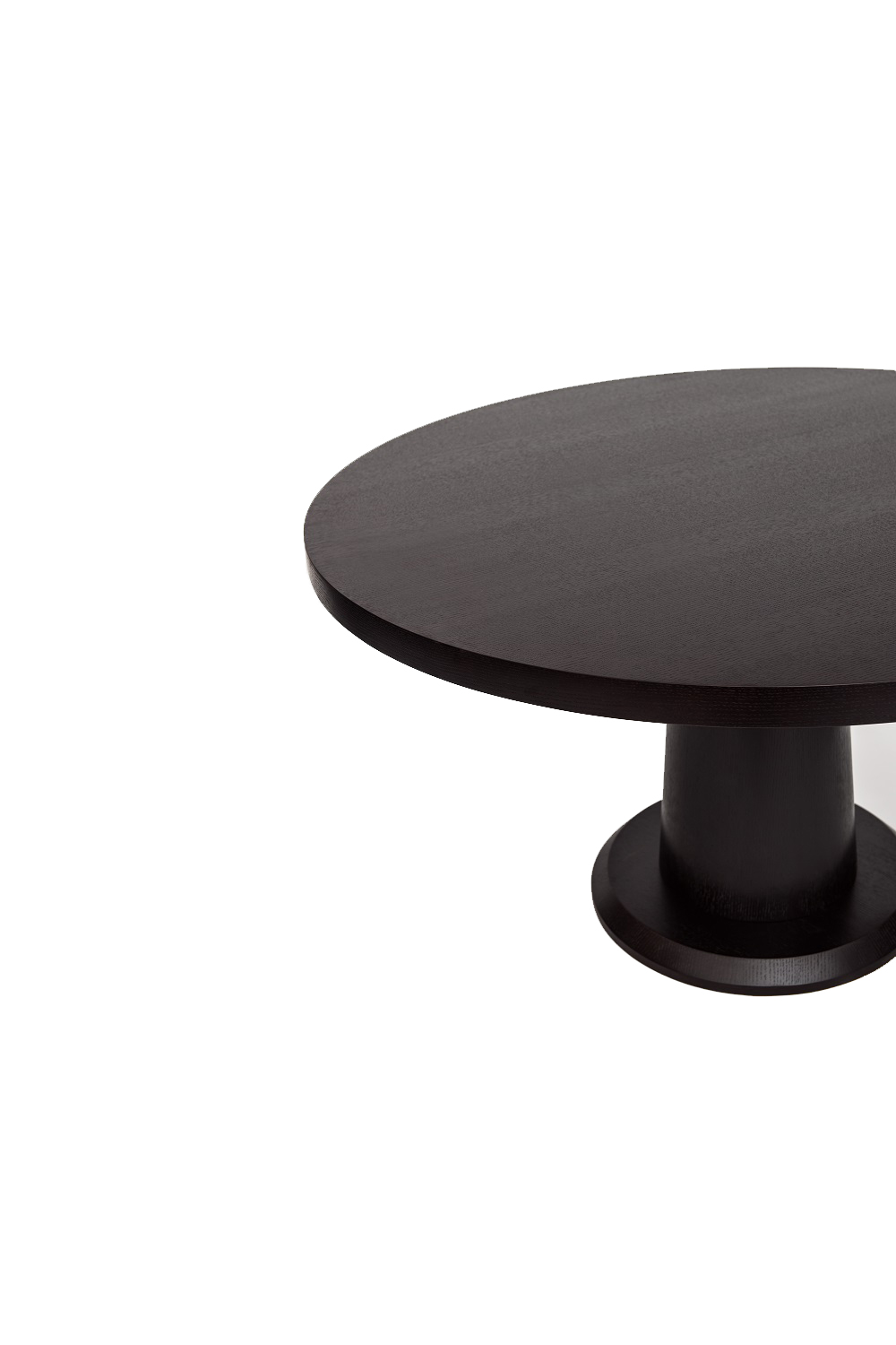 Black Oak Pedestal Dining Table | Liang & Eimil Ancora | Oroa.com