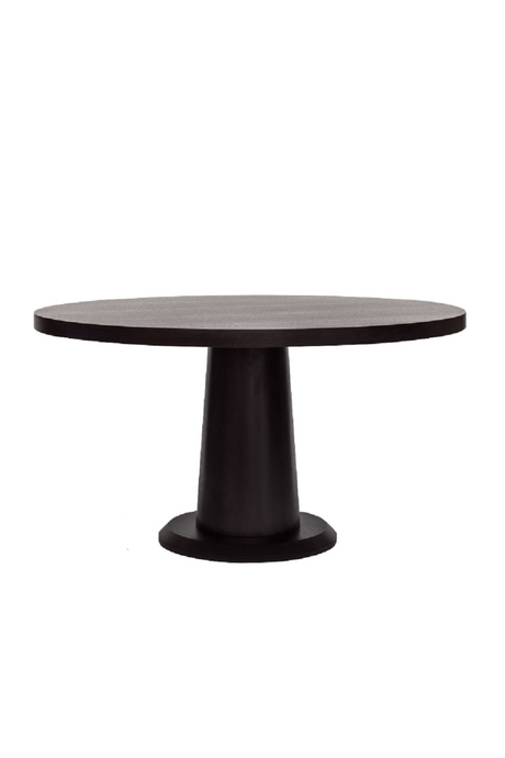 Black Oak Pedestal Dining Table | Liang & Eimil Ancora | Oroa.com
