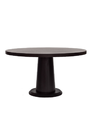 Black Oak Pedestal Dining Table | Liang & Eimil Ancora | Oroa.com