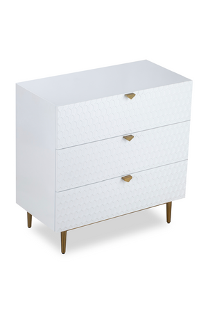 White 3-Drawer Chest | Liang & Eimil Bolero | Oroa.com