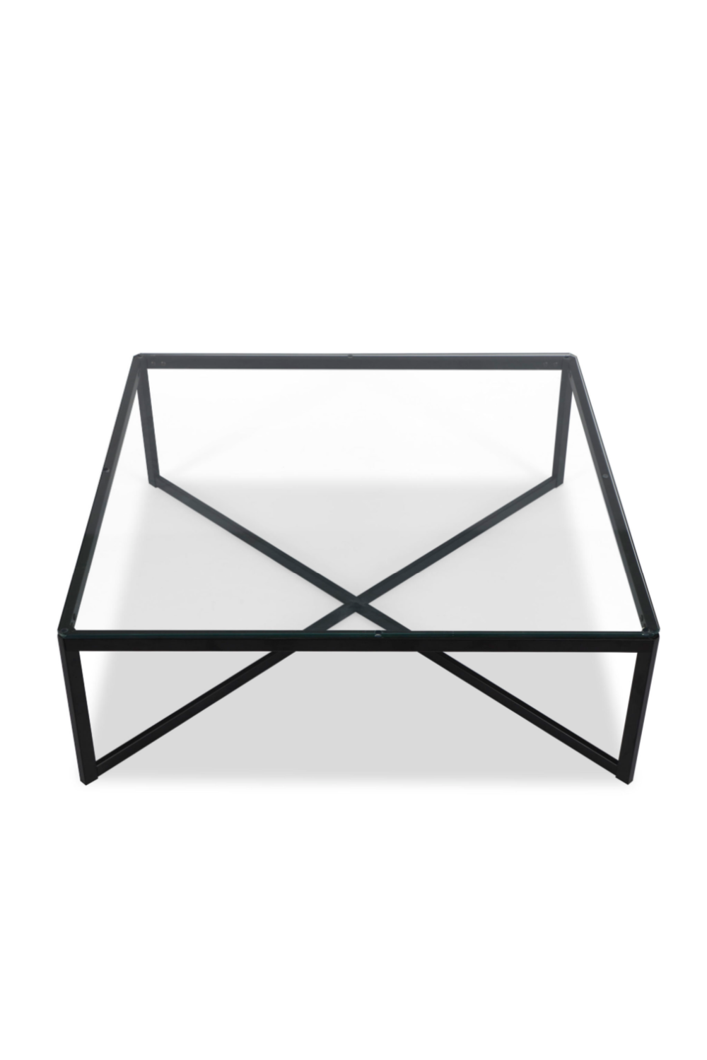 Clear Glass Square Coffee Table | Liang & Eimil Musso | Oroa.com