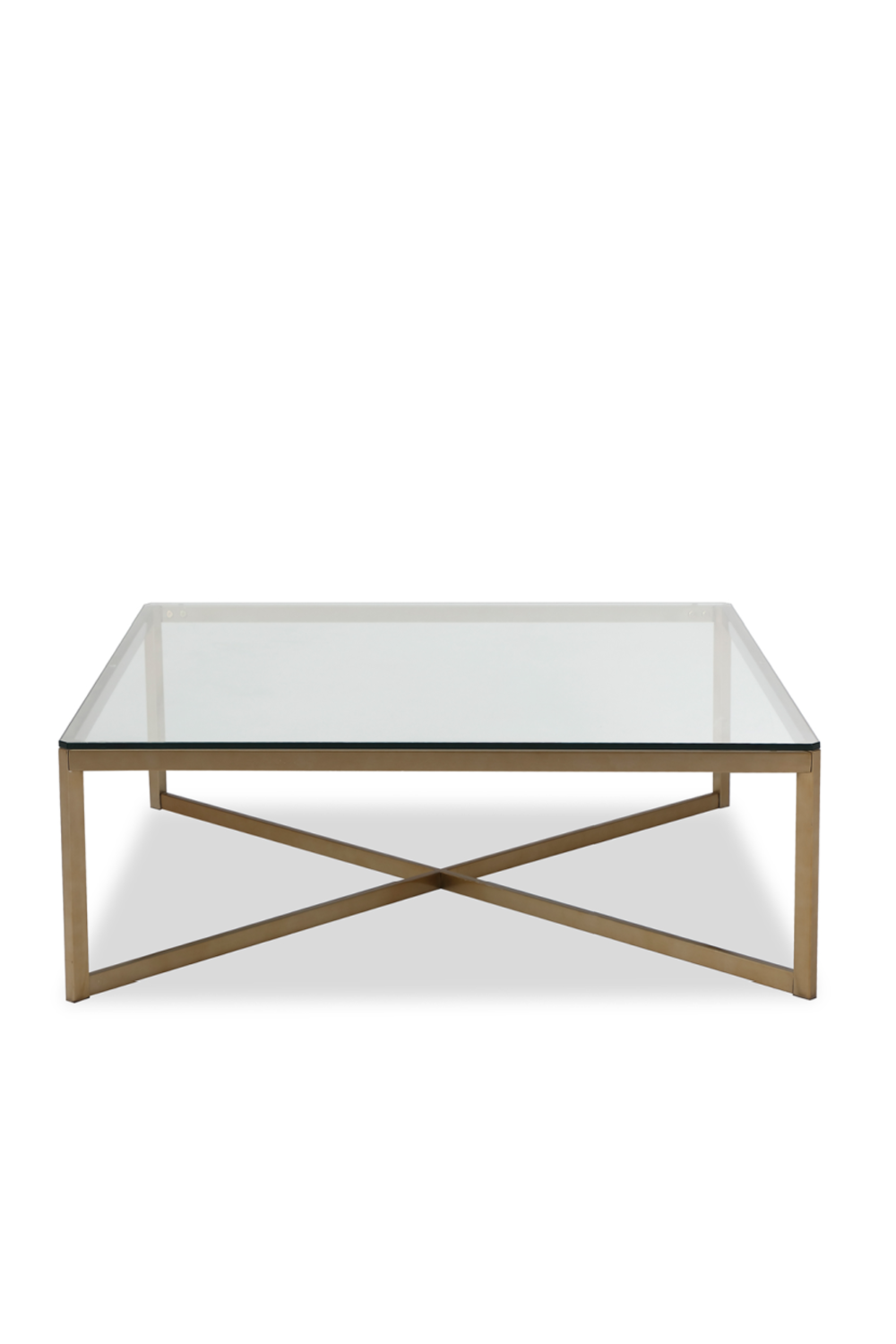 Clear Glass Square Coffee Table | Liang & Eimil Musso | Oroa.com