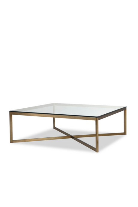 Clear Glass Square Coffee Table | Liang & Eimil Musso | Oroa.com