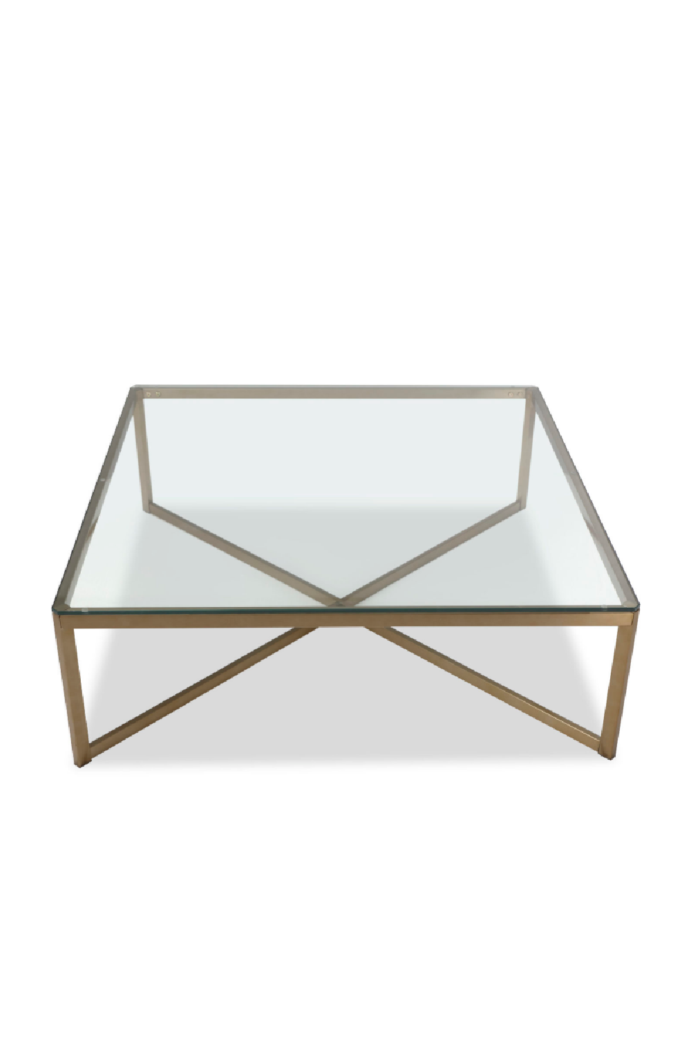 Clear Glass Square Coffee Table | Liang & Eimil Musso | Oroa.com