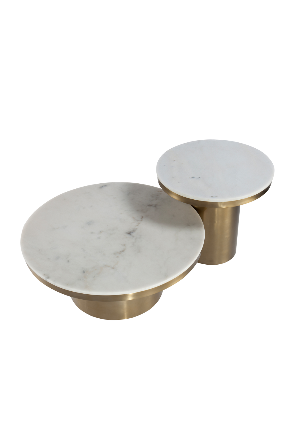 White Round Marble Side Table | Liang & Eimil Camden | Oroa.com