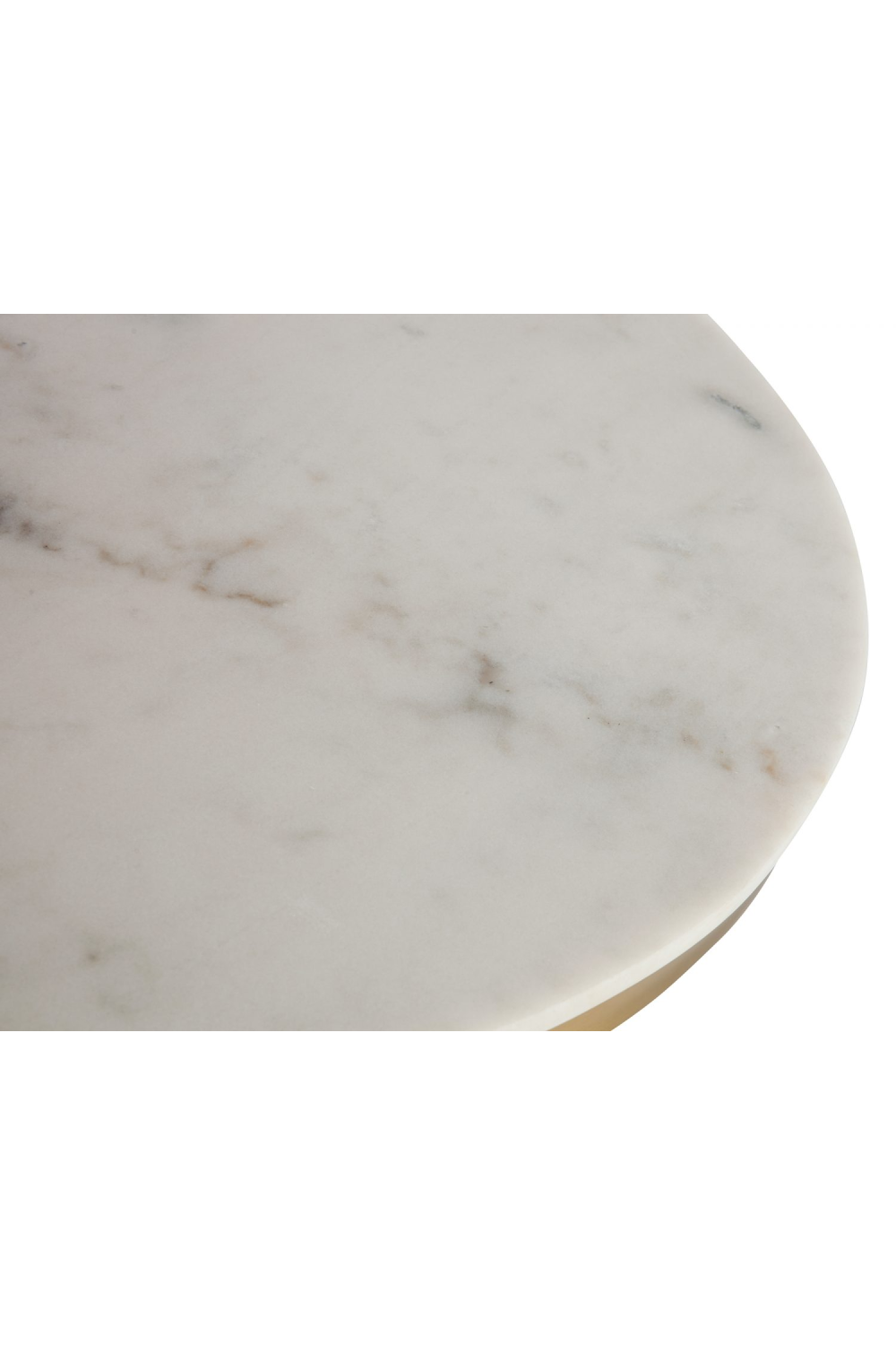 White Round Marble Side Table | Liang & Eimil Camden | Oroa.com