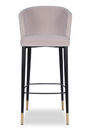 Velvet Curved Barstool | Liang & Eimil Elica | Oroa.com