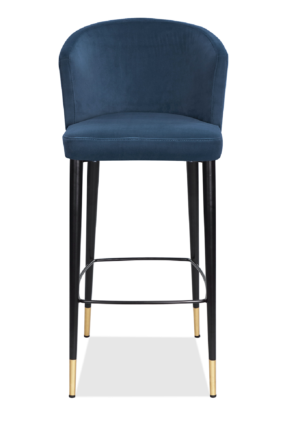 Velvet Curved Barstool | Liang & Eimil Elica | Oroa.com