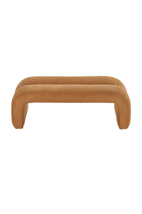 Upholstered Curved Bench | Liang & Eimil Piper | Oroa.com