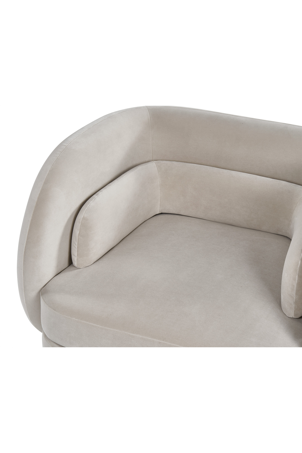 Light Gray Velvet Occasional Chair | Liang & Eimil Chantal | Oroa.com