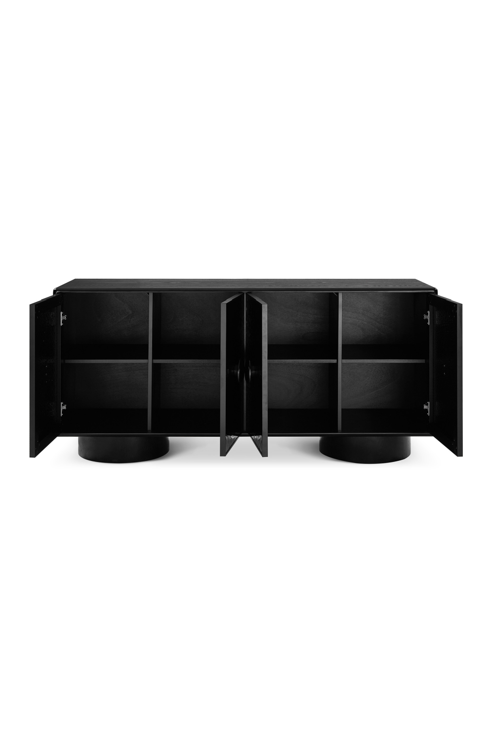 Black Ash 4-Door Sideboard | Liang & Eimil Sintra | Oroa.com