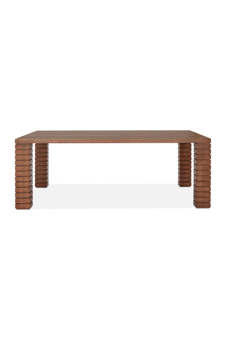 Fluted Leg Wooden Dining Table | Liang & Eimil Pascal | Oroa.com